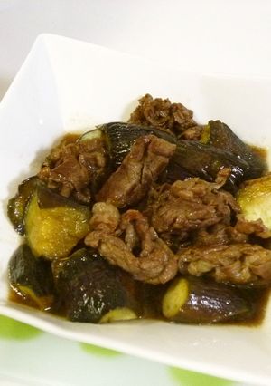 牛肉とナスの炒め煮-レシピのメイン写真