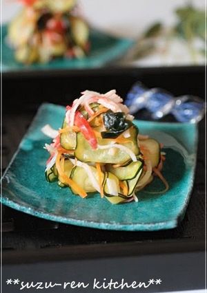 ズッキーニの酢の物-レシピのメイン写真