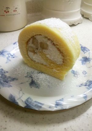 ☆共立てふわふわロールケーキ☆美味しい！-レシピのメイン写真