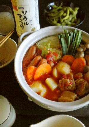 韓国風トマトチゲ鍋-レシピのメイン写真