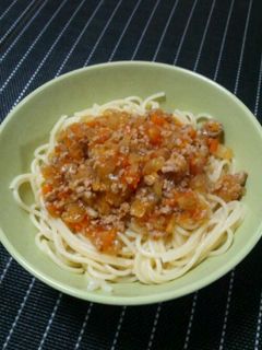 野菜たっぷりミートソース-レシピのメイン写真