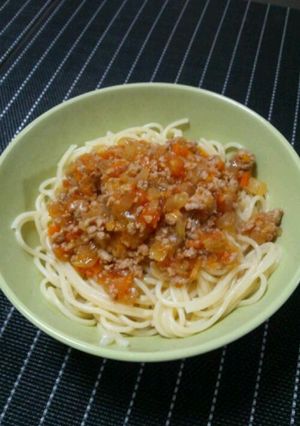 野菜たっぷりミートソース-レシピのメイン写真