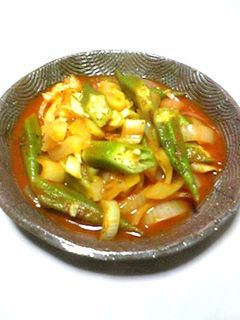 オクラトマトジュース煮-レシピのメイン写真