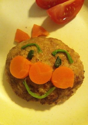 アンパンマンバーグ-レシピのメイン写真