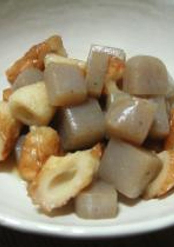 ちくわとこんにゃくの炒め煮-レシピのメイン写真