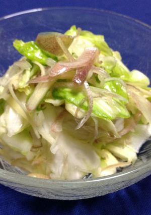 生姜と茗荷のグリーンボールサラダ-レシピのメイン写真