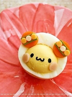 キャラ弁おかず・ゆで卵で*うーたん-レシピのメイン写真