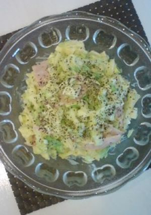 ☆塩もみキャベツとゆで卵のサラダ☆-レシピのメイン写真