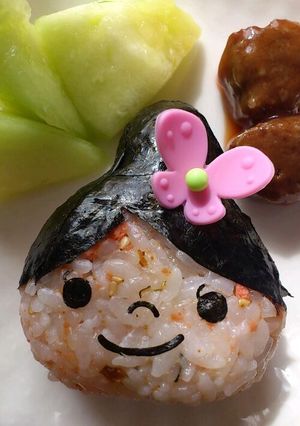 キャラ弁☆お花のピックでおだんごギャル-レシピのメイン写真