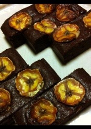チョコバナナブラウニー-レシピのメイン写真