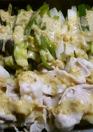 [糖質オフ]冷しゃぶ四色野菜添え-レシピのメイン写真