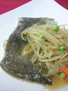 カレイのもやしあんかけ-レシピのメイン写真