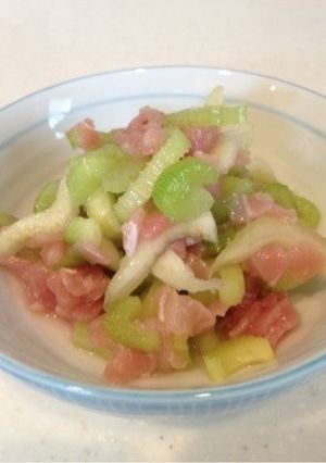 セロリの生ハム漬け。-レシピのメイン写真