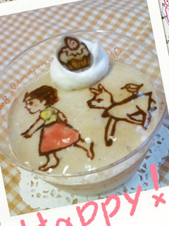 バナナのババロア風-レシピのメイン写真