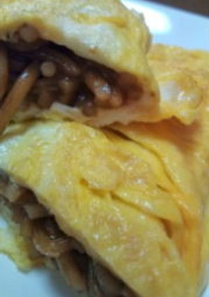 ☆冷食焼きそばで超簡単オムソバ☆-レシピのメイン写真