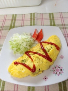 余ったそぼろで!肉そぼろオムレツ-レシピのメイン写真