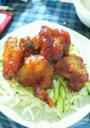 鶏肉のケチャップあえ-レシピのメイン写真