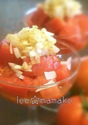 カンタン酢で。カレー味トマトサラダ-レシピのメイン写真
