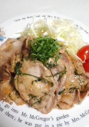 ご飯に合う！豚肉のシソ味噌焼き☆-レシピのメイン写真
