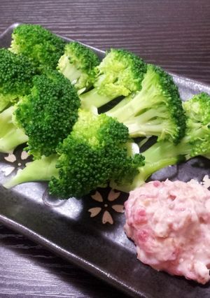 【簡単おつまみ⑥】梅マヨブロッコリー-レシピのメイン写真