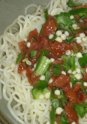 梅オクラそーめん！-レシピのメイン写真