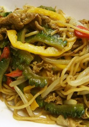 夏野菜☆ゴーヤ入りカレー風味の焼きそば-レシピのメイン写真