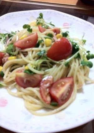 味ポンで簡単！さっぱり冷製パスタ-レシピのメイン写真
