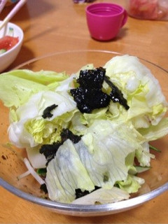 うますぎごめん!レタスの韓国風サラダ-レシピのメイン写真