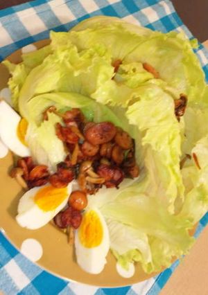 レタスのホットサラダ-レシピのメイン写真