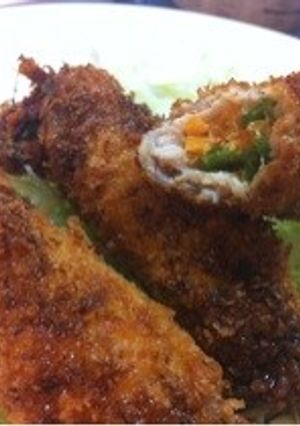 ピーマンとにんじんの肉巻フライ-レシピのメイン写真