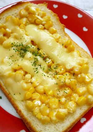 ★簡単コーンマヨチーズトースト★-レシピのメイン写真