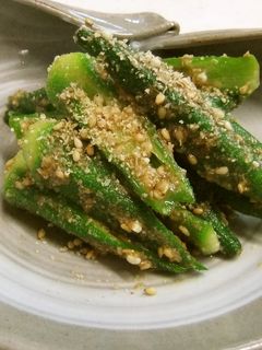 オクラの胡麻和え-レシピのメイン写真