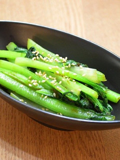 小松菜と海苔の佃煮の炒め物-レシピのメイン写真