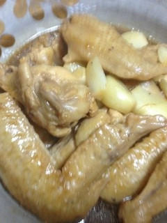 【食材2品だけ】鶏とにんにくの煮物-レシピのメイン写真