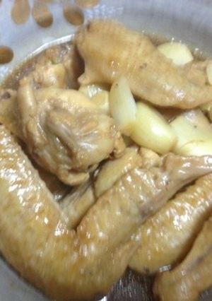 【食材2品だけ】鶏とにんにくの煮物-レシピのメイン写真
