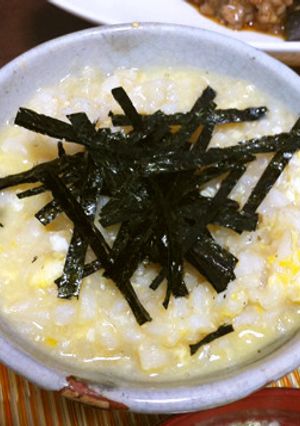 簡単・卵の中華風ぞうすい-レシピのメイン写真