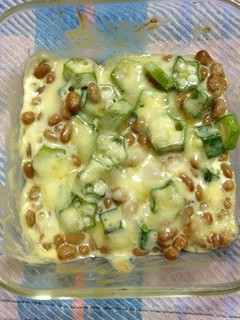 簡単♪残り物ネバネバのチーズ焼き-レシピのメイン写真