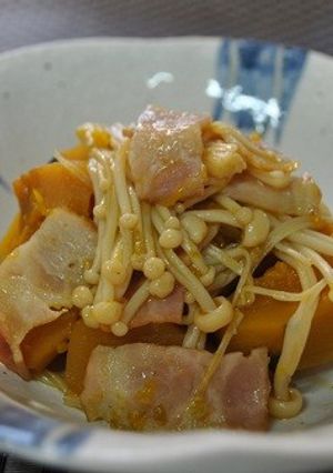 カボチャとベーコンの柚子胡椒煮-レシピのメイン写真