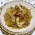 玉ねぎたっぷり春雨入りすき焼き風煮