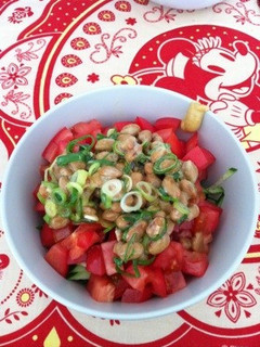 夏野菜納豆サラダ-レシピのメイン写真
