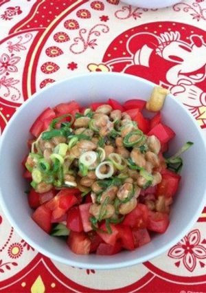 夏野菜納豆サラダ-レシピのメイン写真