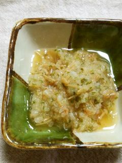 簡単おつまみ♪ ~おろしなめたけ~-レシピのメイン写真