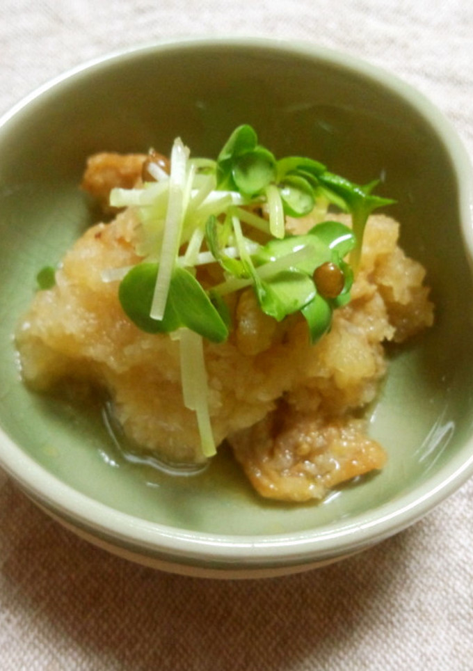 簡単おつまみ♪　～とり皮ポン酢～-レシピのメイン写真