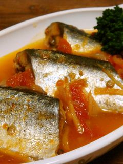 サンマのトマト煮-レシピのメイン写真