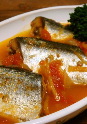 サンマのトマト煮-レシピのメイン写真