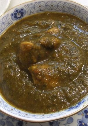 モロヘイヤたっぷりのチキンカレー-レシピのメイン写真