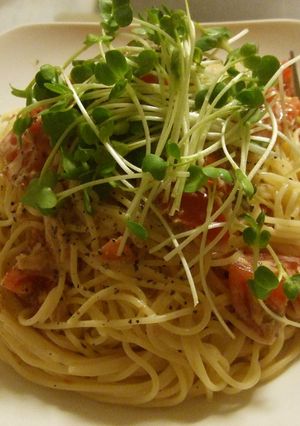 和えるだけ♪ツナとトマトの冷製パスタ-レシピのメイン写真