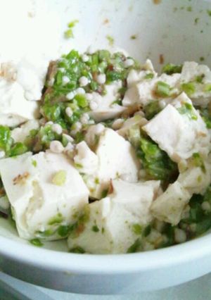 おくらと豆腐の簡単和え-レシピのメイン写真