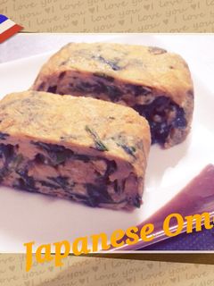 モロヘイヤ入り☆卵焼き-レシピのメイン写真