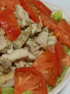鶏むね肉のおかずサラダ-レシピのメイン写真